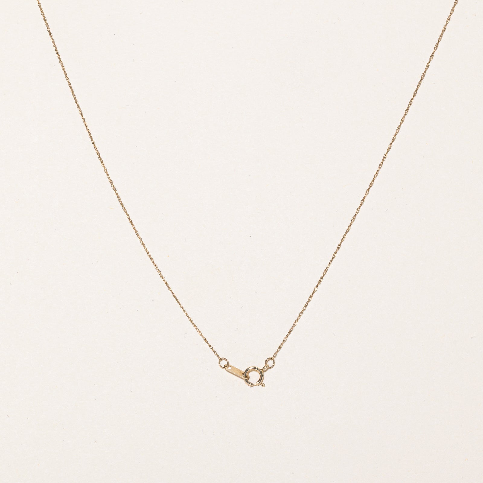 Solitaire Diamond Pendant & Necklace | 0.16ct | 18.5" |