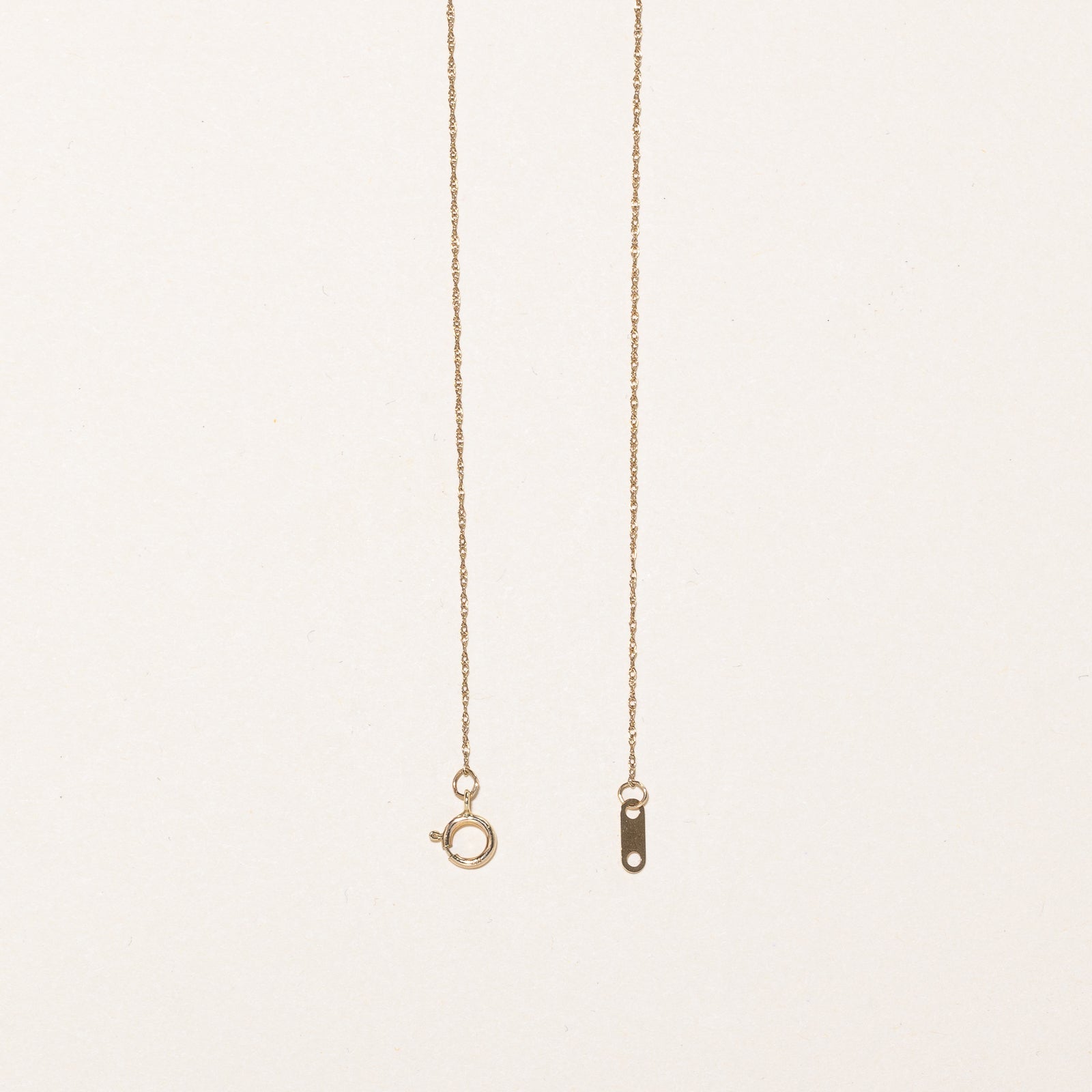 Solitaire Diamond Pendant & Necklace | 0.16ct | 18.5" |