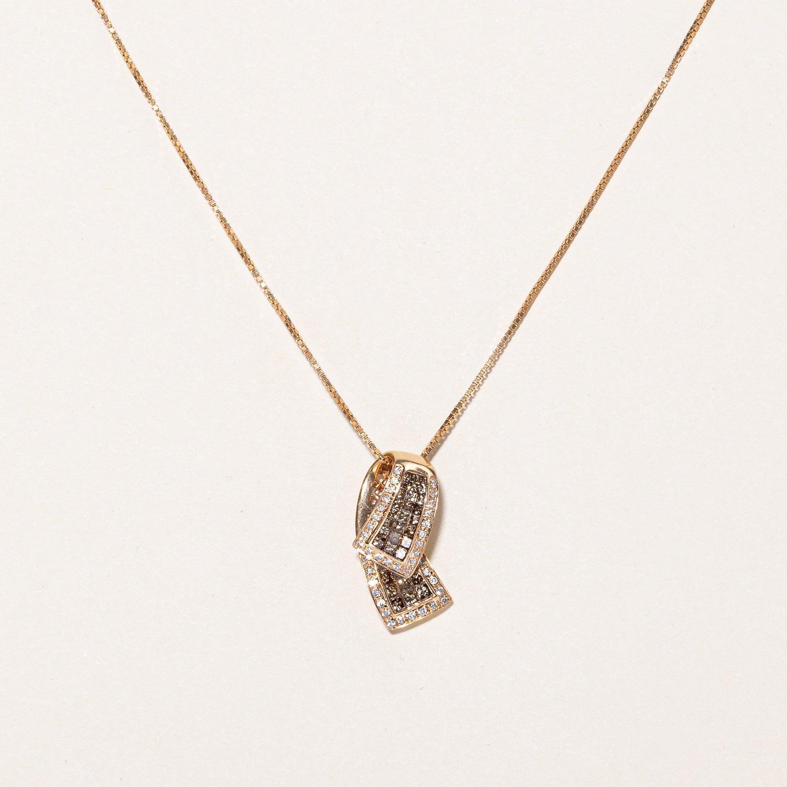 Princess Cut Diamond Necklace | 0.74ctw | 18" |