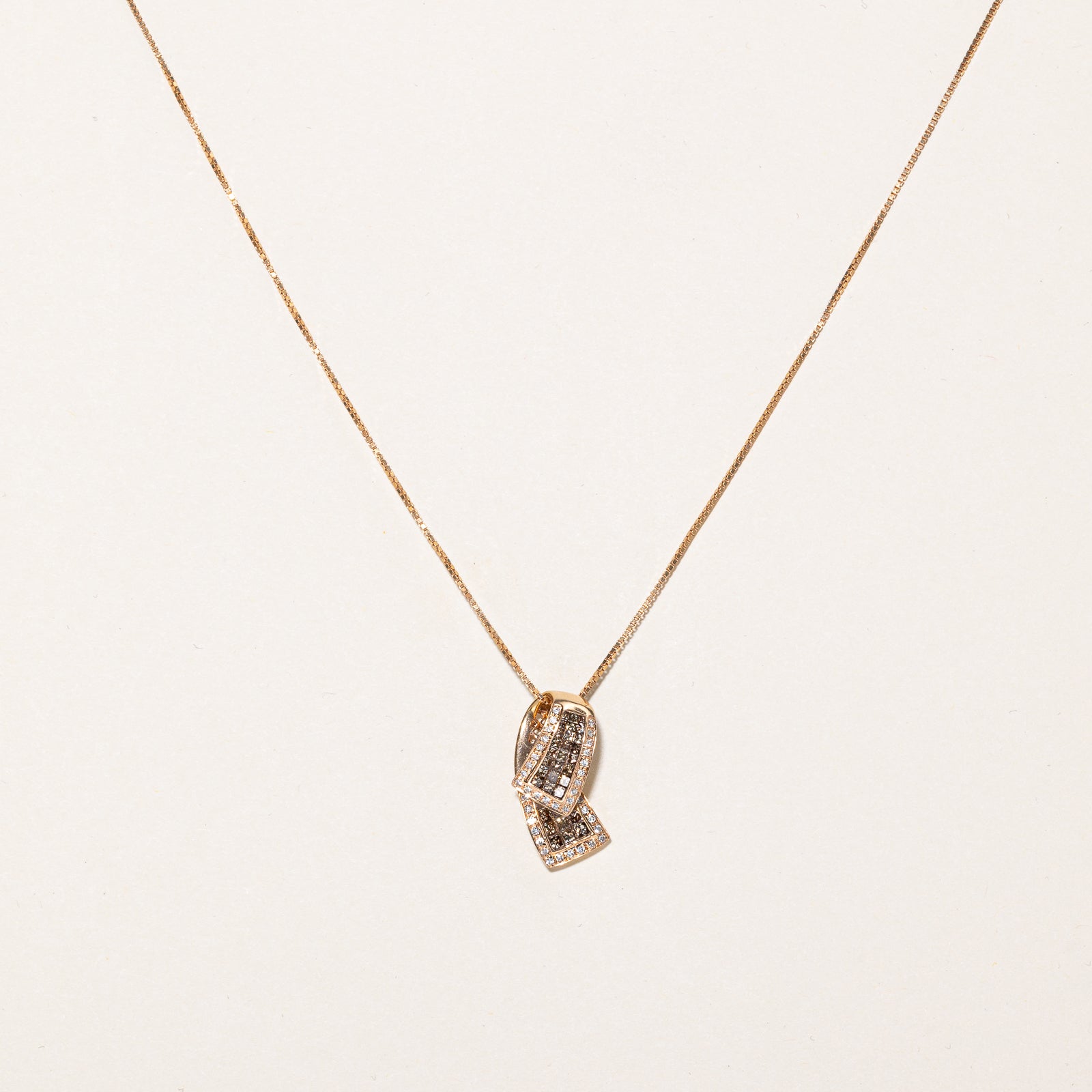 Princess Cut Diamond Necklace | 0.74ctw | 18" |