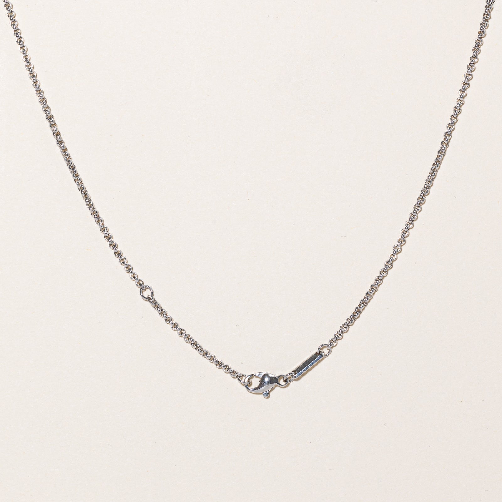Diamond "I <3 YOU" Necklace | 0.04ct | 17" |
