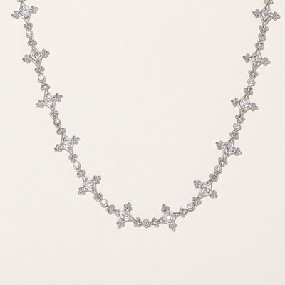 Ornate Diamond Necklace | 1.20ctw | 17