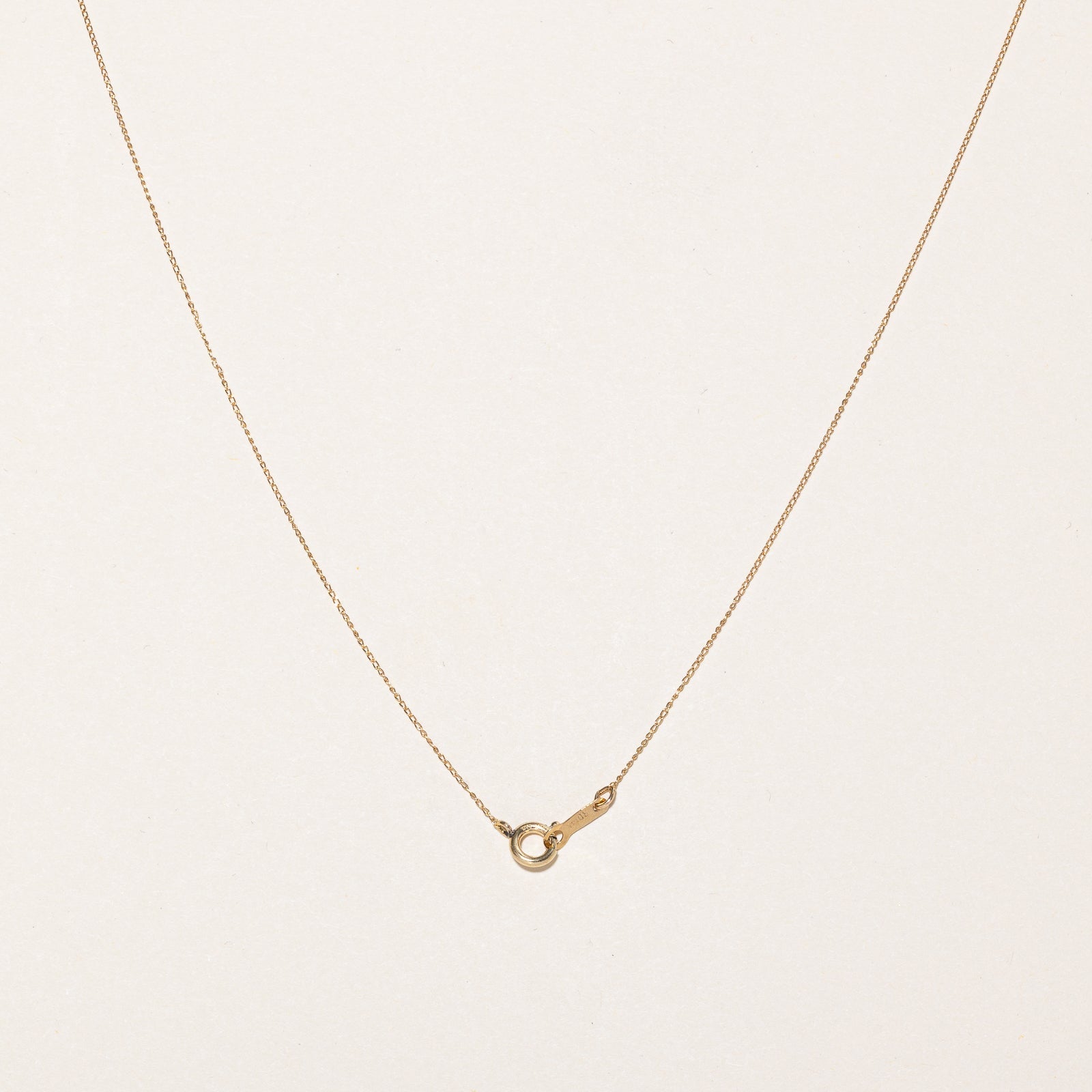 Solitaire Diamond Pendant & Necklace | 0.22ct | 17" |