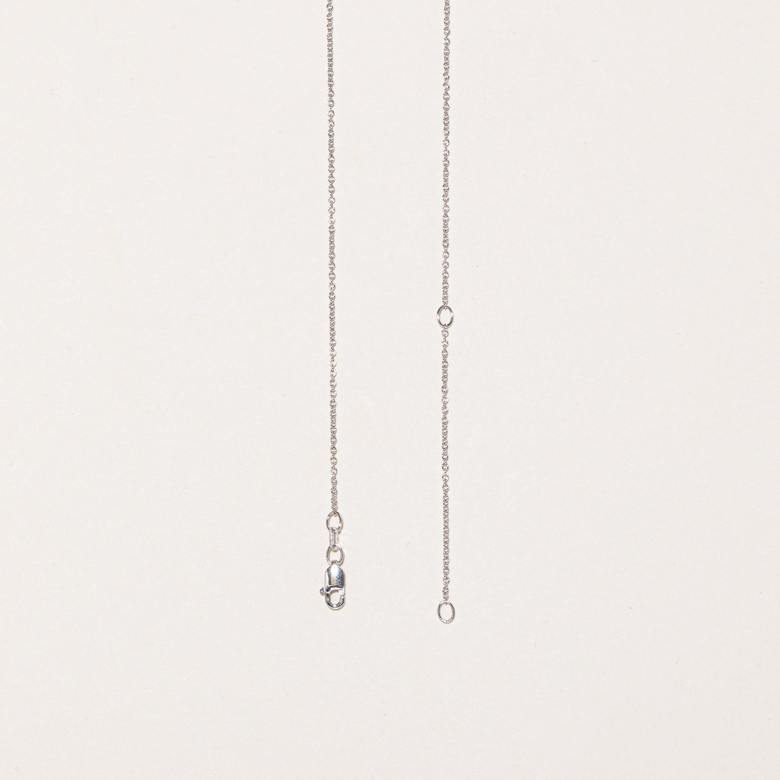 Collier pendentif en forme de cuillère avec diamants | 0,92 ct | 45,7 cm | 