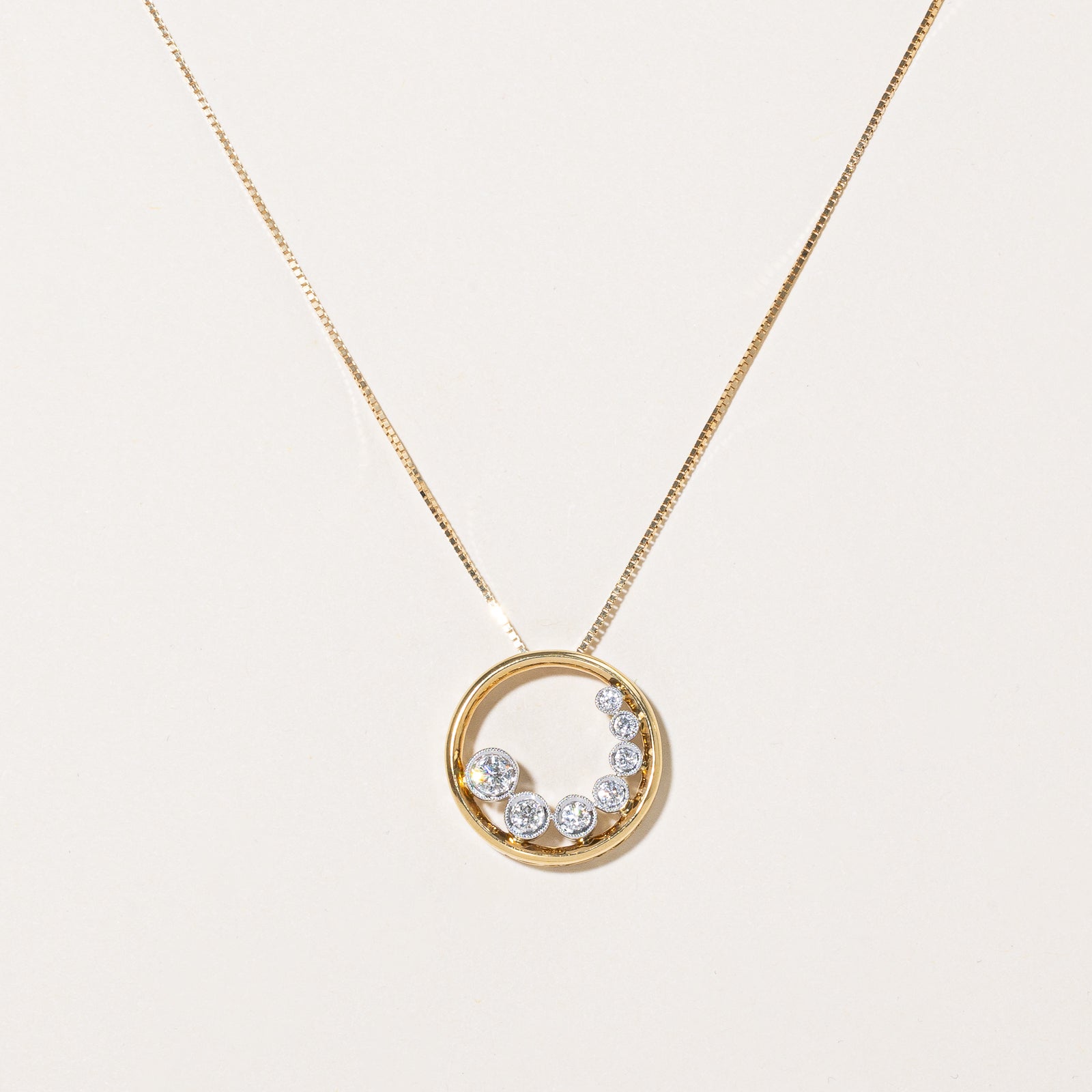 Diamond Pendant & Necklace | 0.45ctw | 18" |