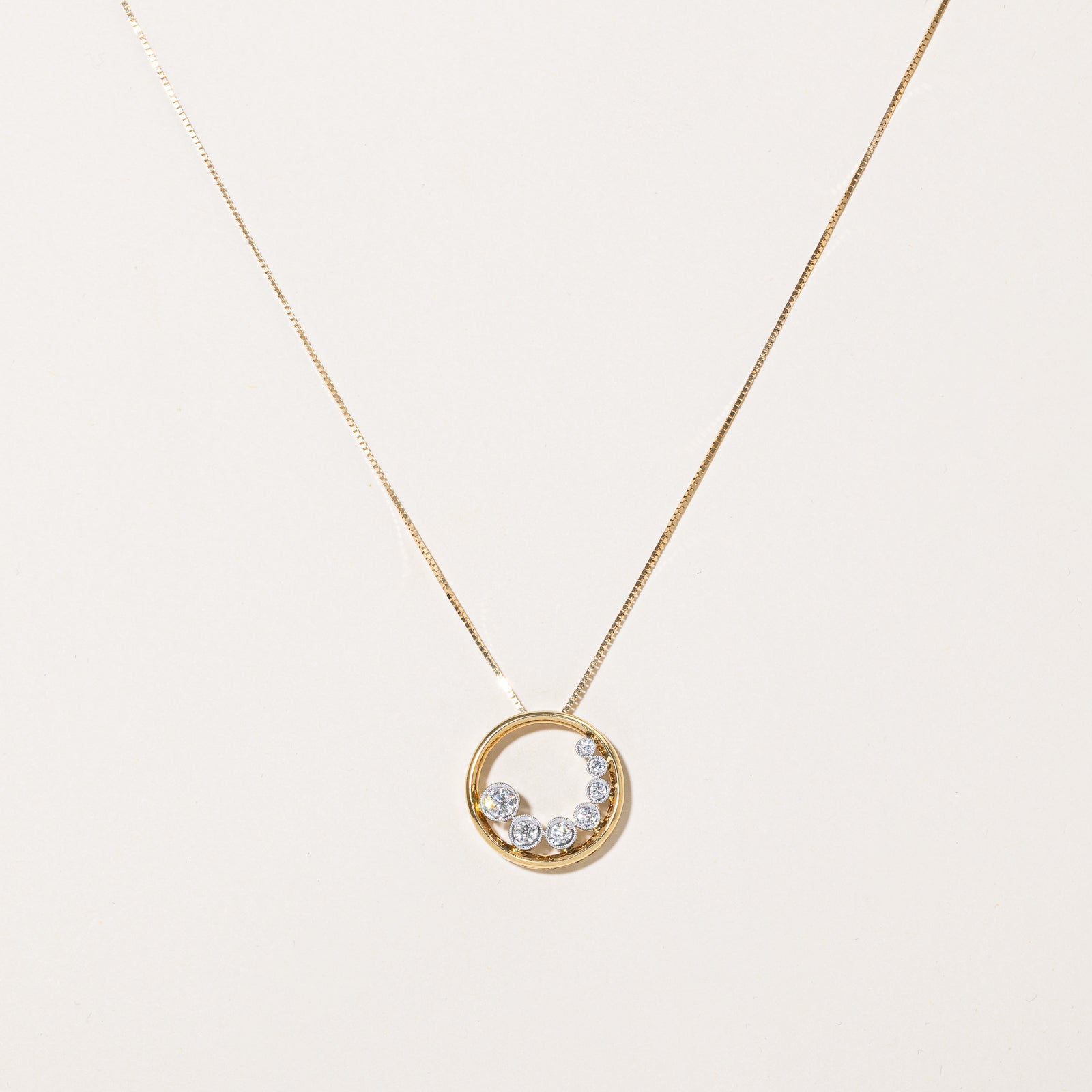 Diamond Pendant & Necklace | 0.45ctw | 18" |