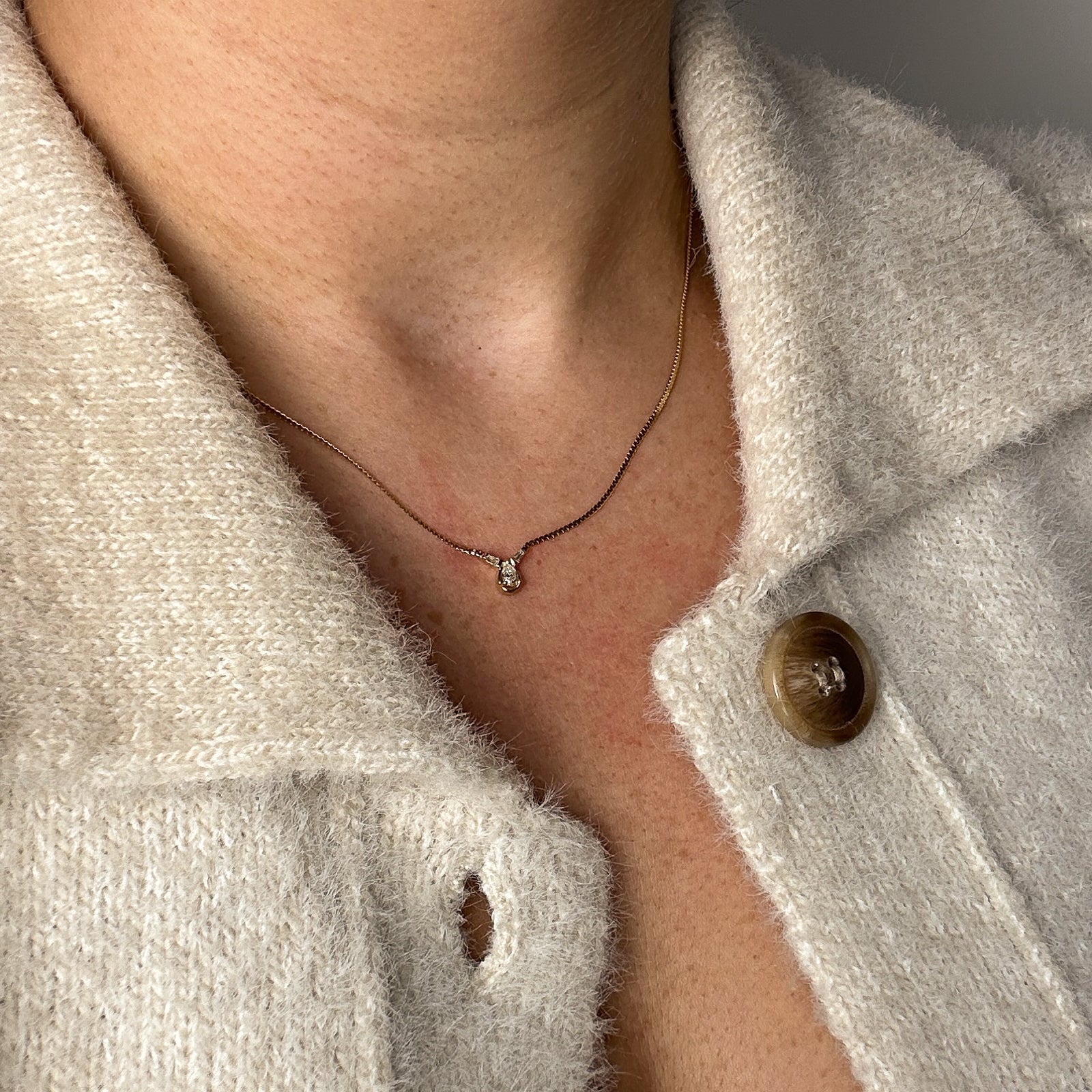 Collier en diamants | 0,17 ct | 40,6 cm |