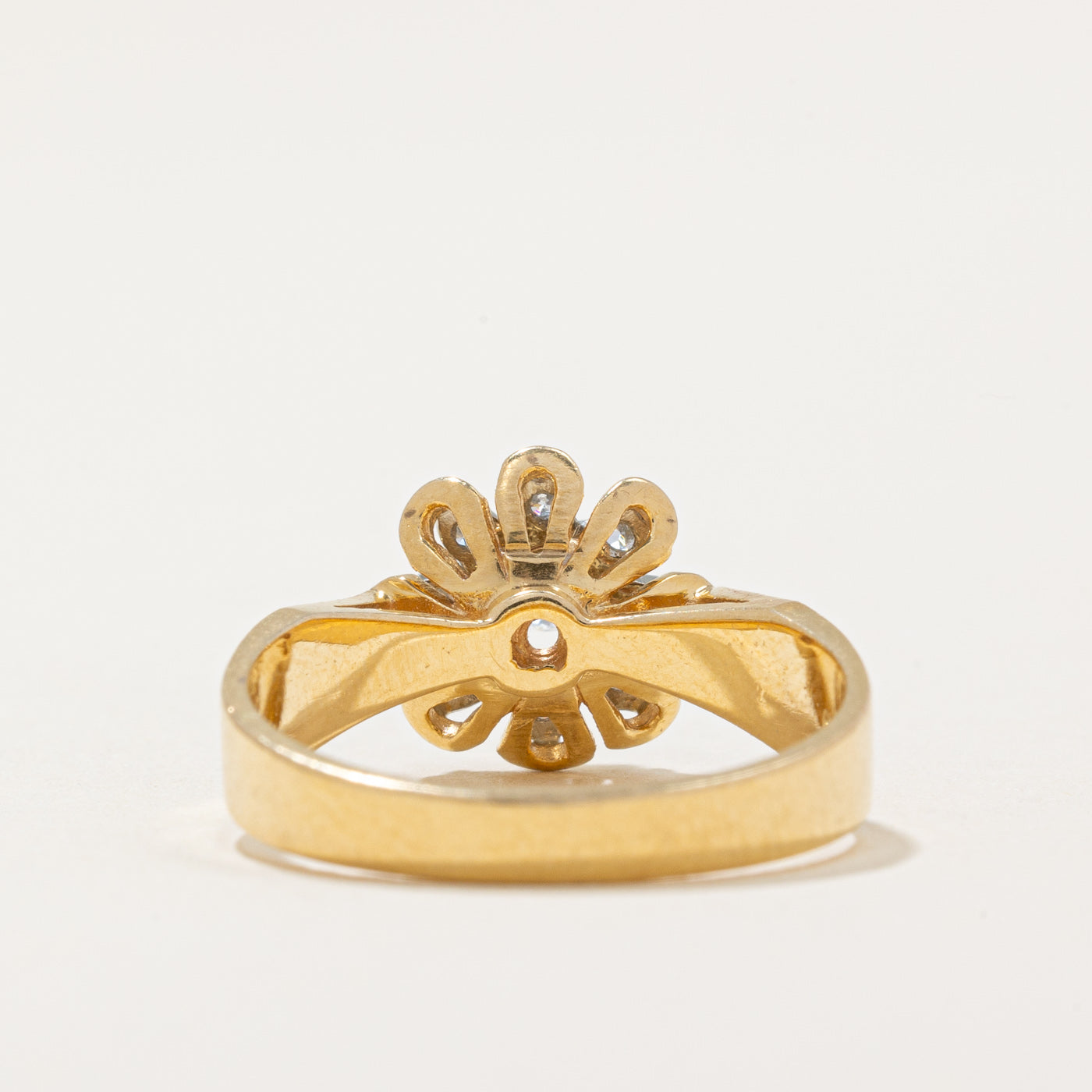 Diamond Flower Cocktail Ring | 0.32ctw | SZ 5.75 |