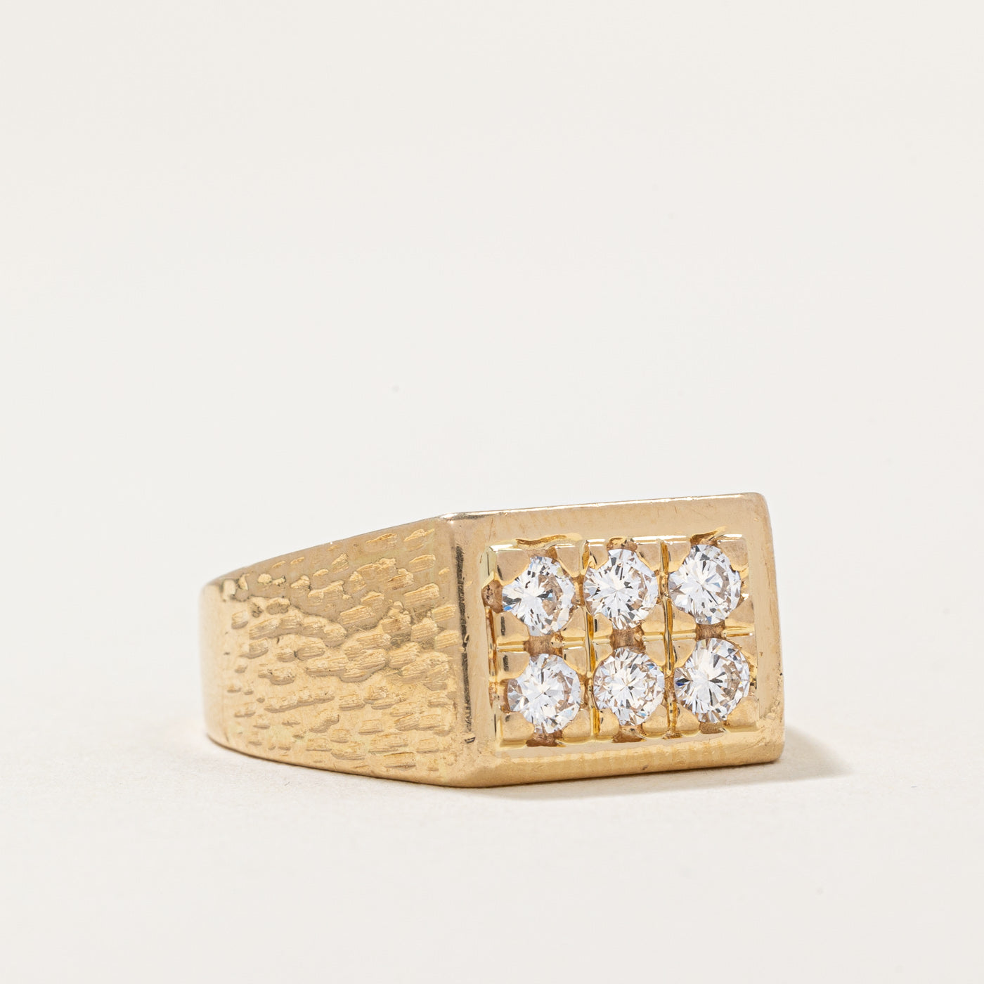 Diamond Signet Ring | 0.48ctw | SZ 7 |