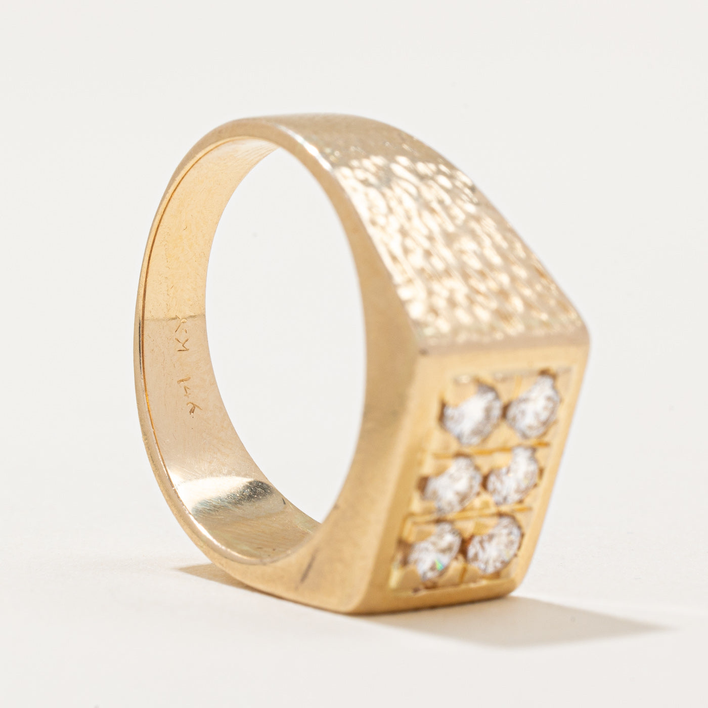 Diamond Signet Ring | 0.48ctw | SZ 7 |