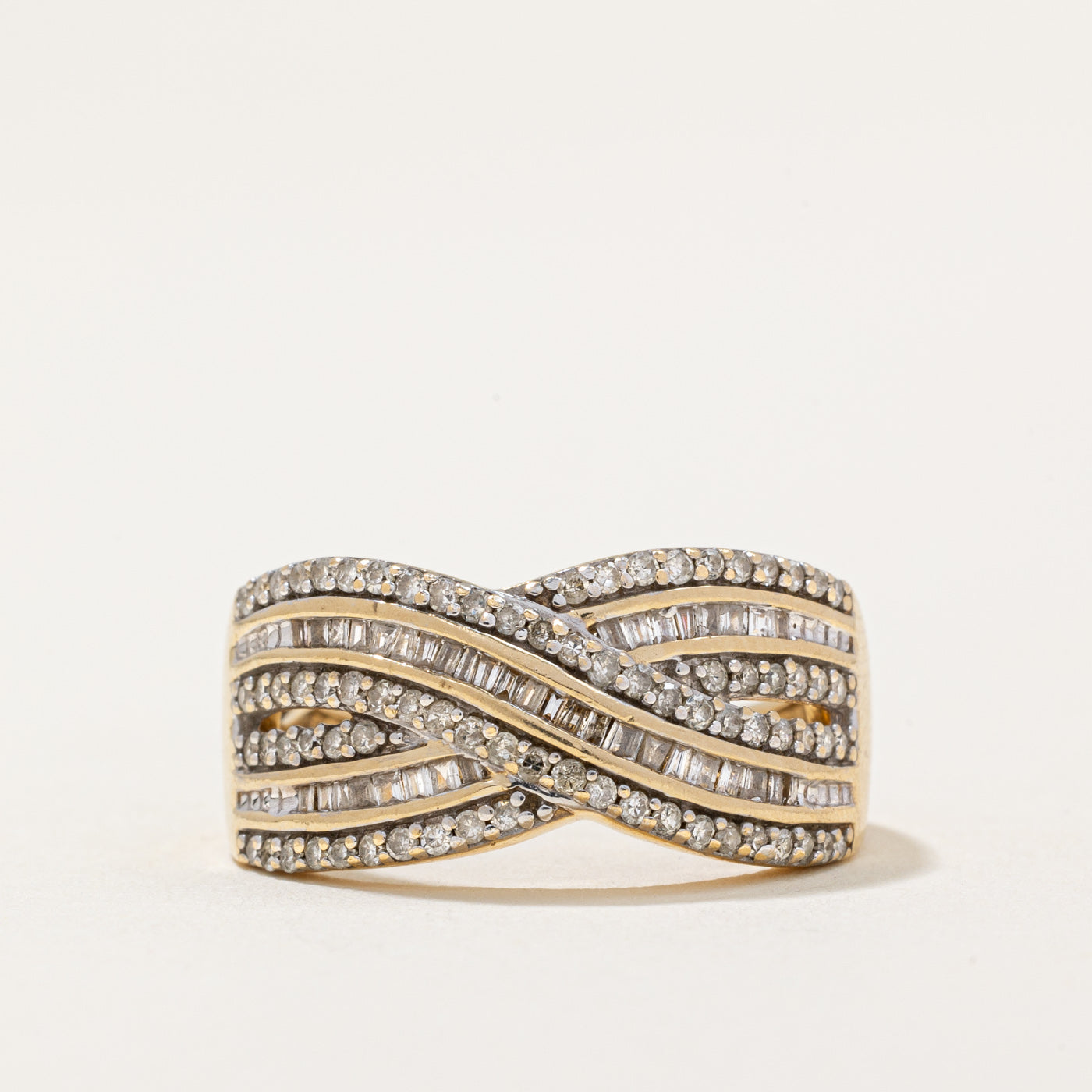 Diamond Waterfall Ring | 0.50ctw | SZ 6 |