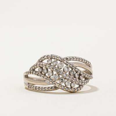 Diamond Waterfall Ring | 0.60ctw | SZ 7.25 |