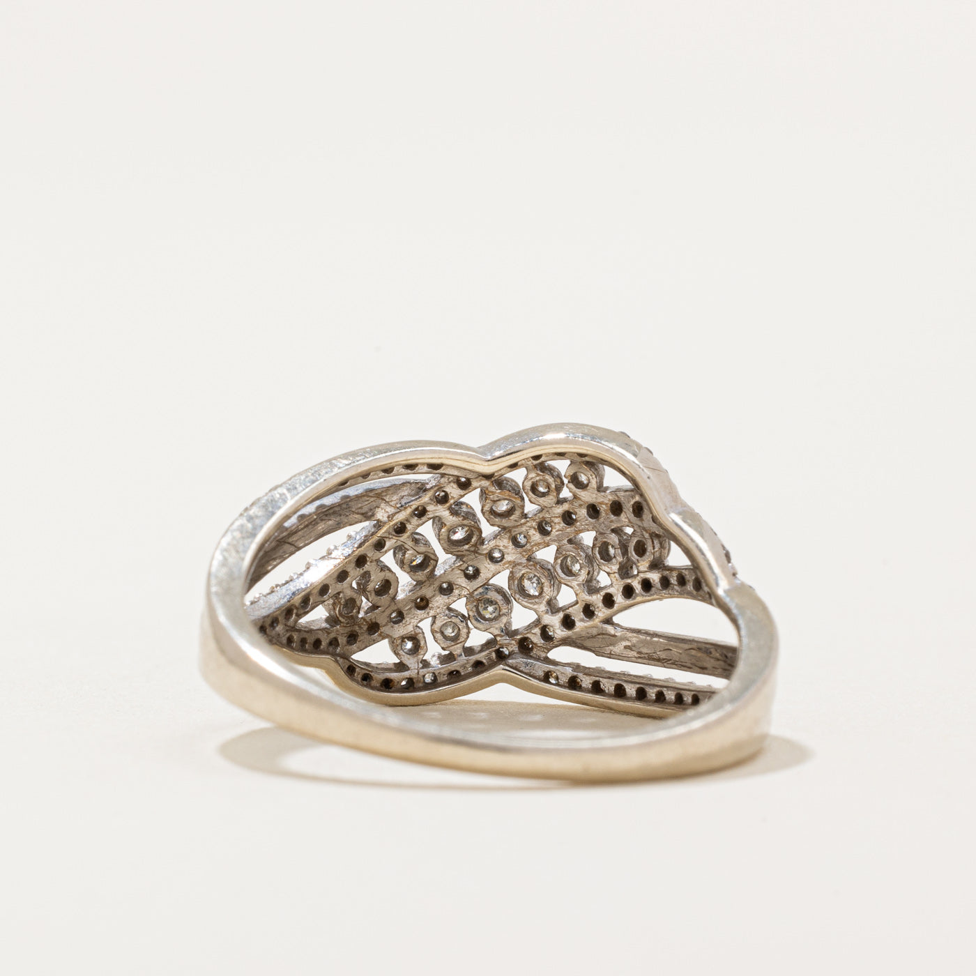 Diamond Waterfall Ring | 0.60ctw | SZ 7.25 |