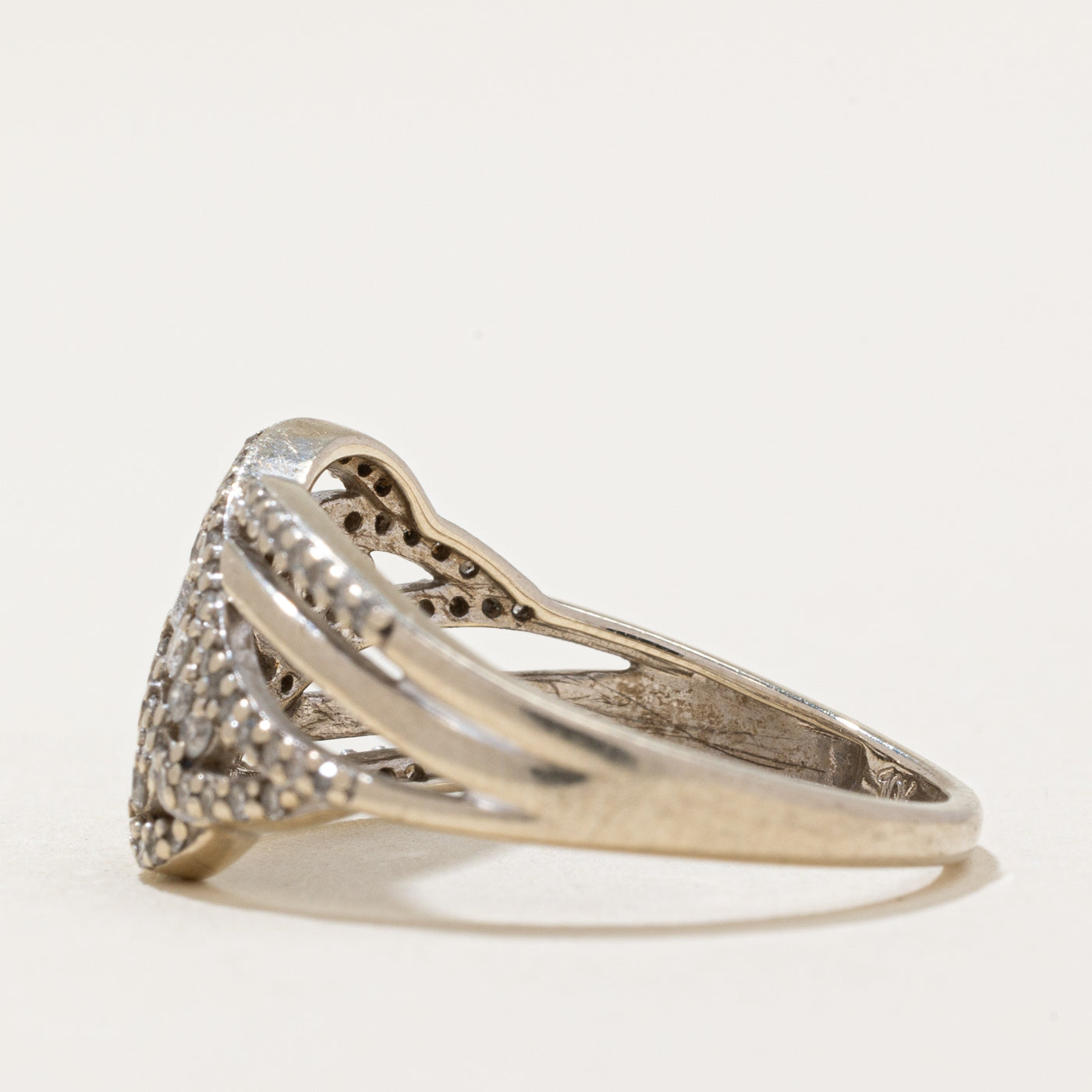 Diamond Waterfall Ring | 0.60ctw | SZ 7.25 |
