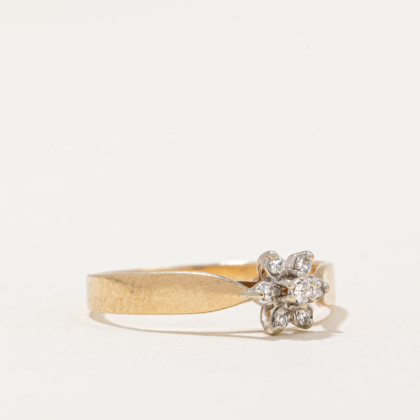 Bague en diamant | 0,09 ct | Taille 6 | 