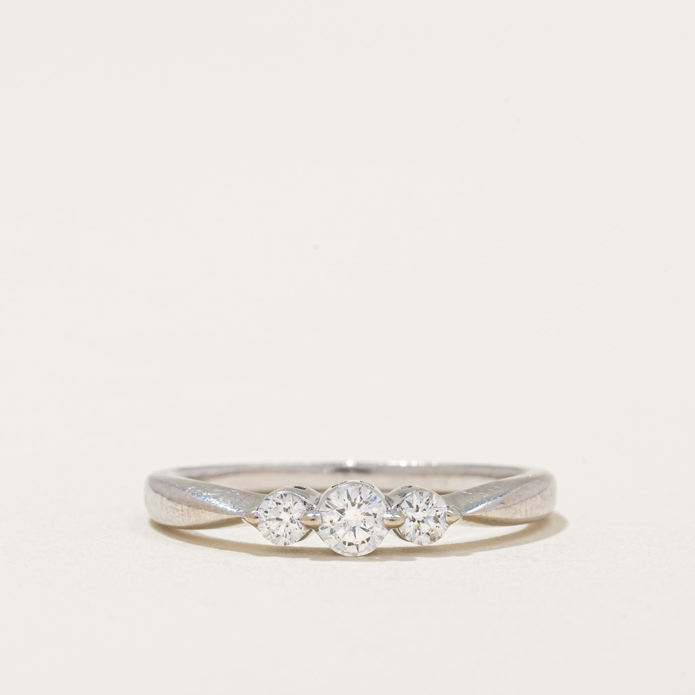 Three Stone Diamond Ring | 0.25ctw | SZ 5.75 |