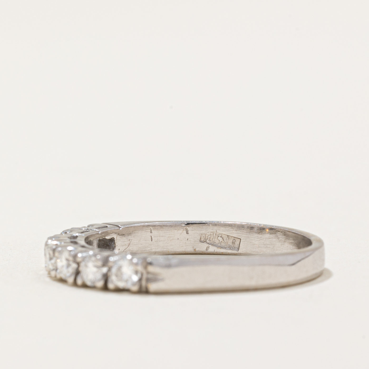 1986 Egyptian Diamond Semi Eternity Ring | 0.38ctw | SZ 7.25 |