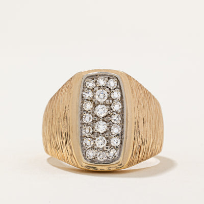 Pave Set Diamond Ring | 0.48ctw | SZ 9.25 |