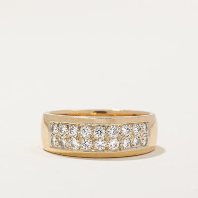 Pave Set Diamond Band | 0.36ctw | SZ 6 |