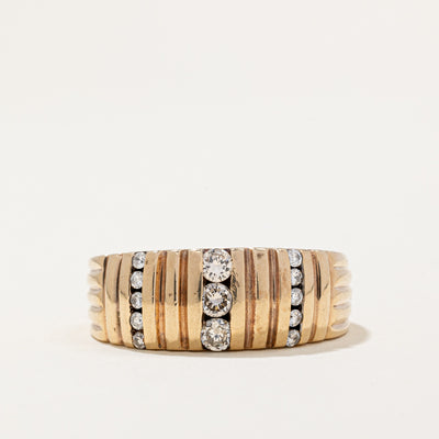 Channel Set Diamond Ring | 0.41ctw | SZ 9.25 |