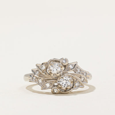 Diamond Cocktail Ring | 0.31ctw | SZ 6 |