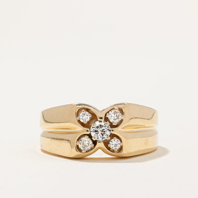 Diamond Cocktail Ring | 0.31ctw | SZ 9.5 |