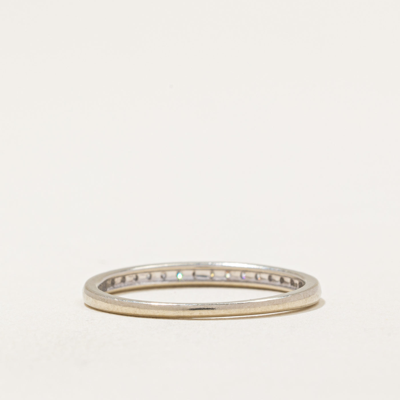 Alliance demi-éternité en diamants | 0,15 ct | Taille 6 |