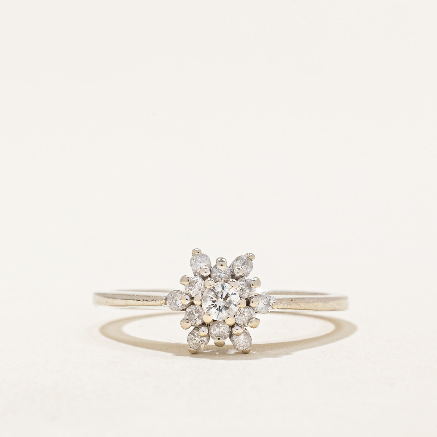 Bague sertie de diamants | 0,25 ct | Taille 6 |