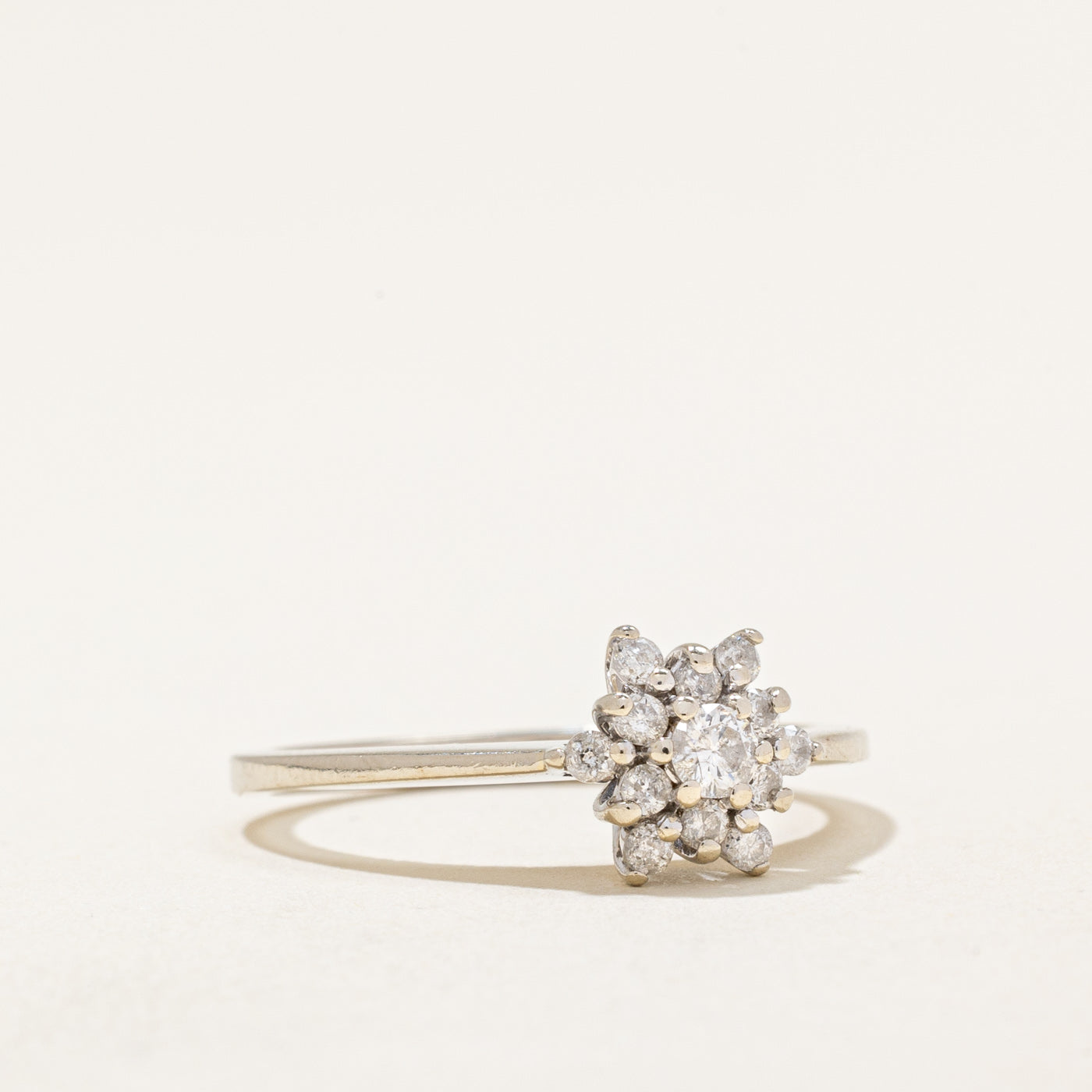 Bague sertie de diamants | 0,25 ct | Taille 6 |