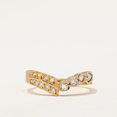 Diamond Chevron Ring | 0.30ctw | SZ 7.75 |