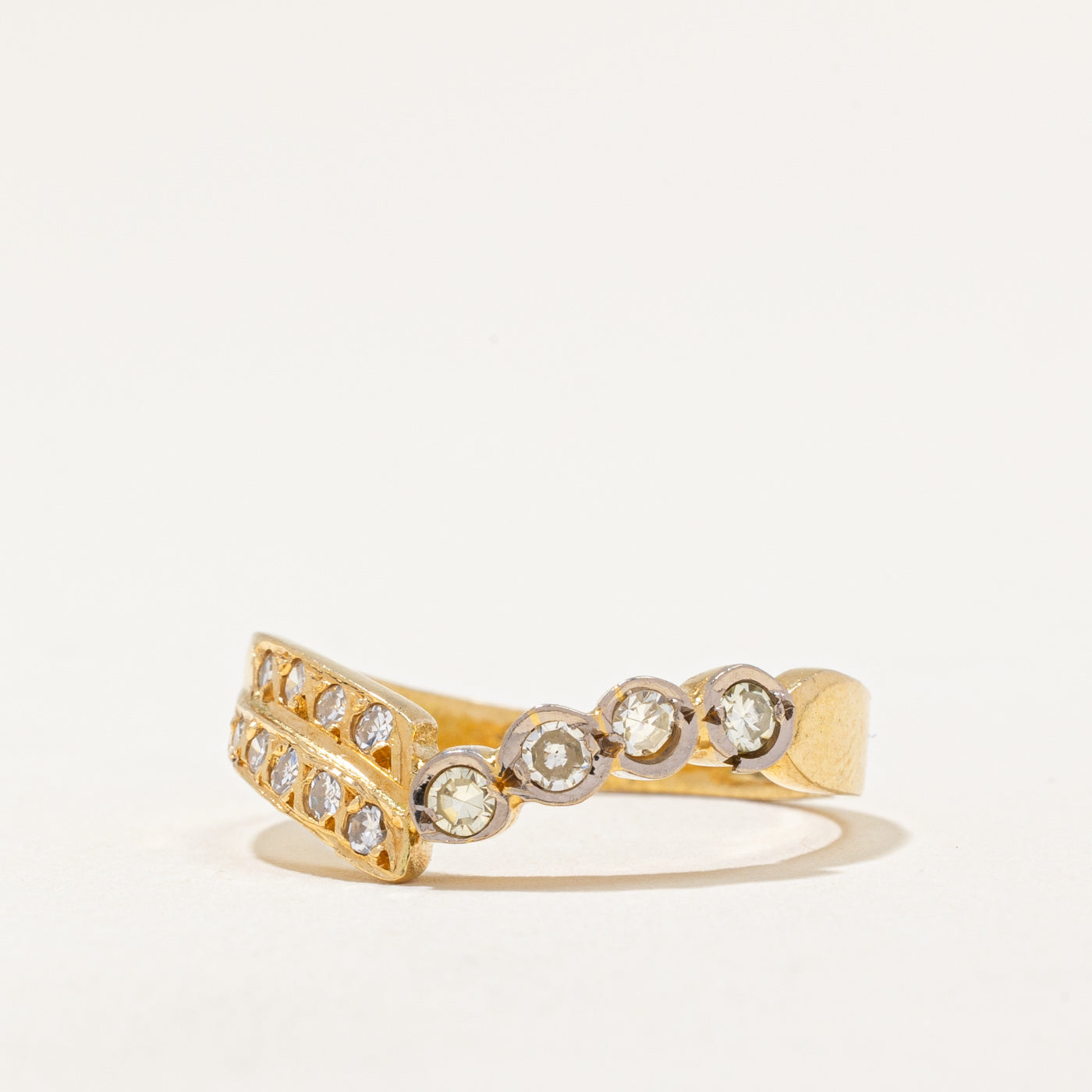 Diamond Chevron Ring | 0.30ctw | SZ 7.75 |