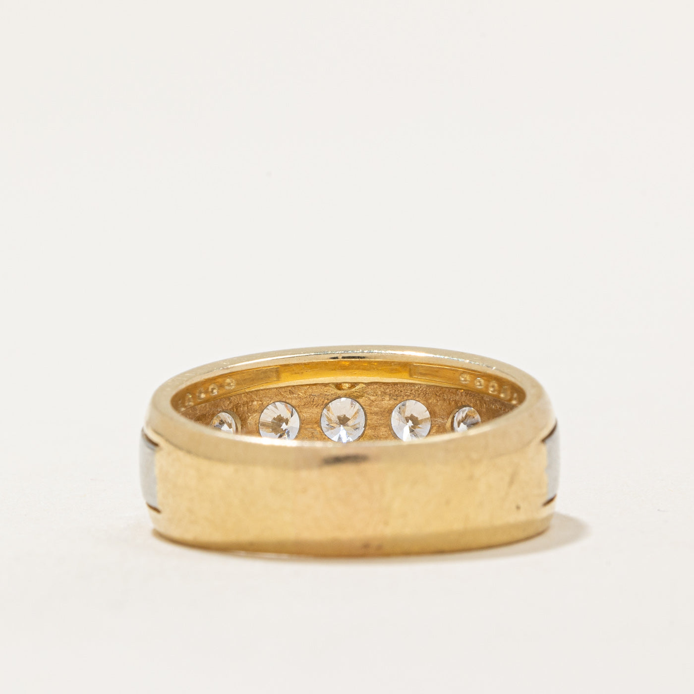 Flush Set Diamond Band | 0.70ctw | SZ 7.5 |