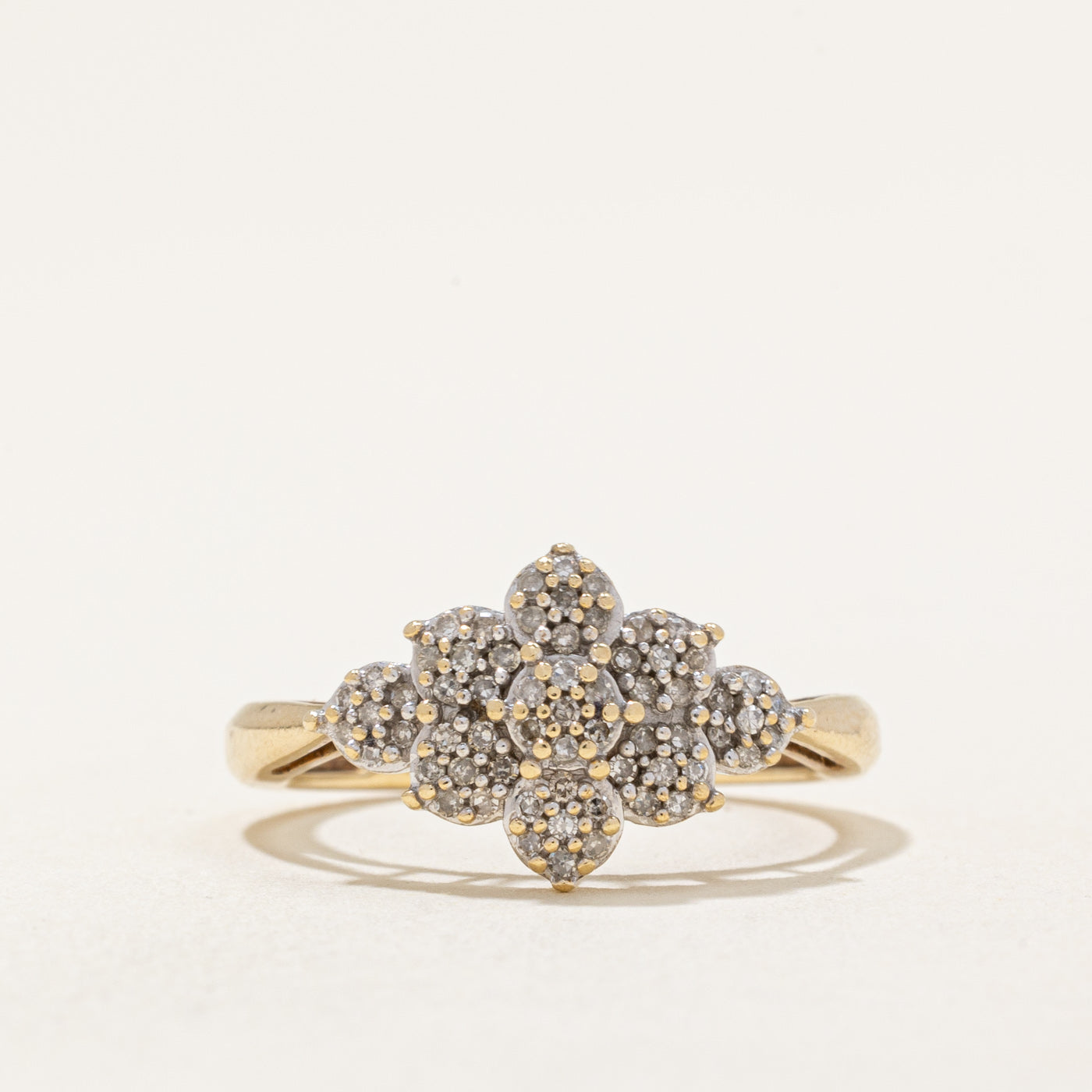 Diamond Cocktail Ring | 0.20ctw | SZ 5.5 |