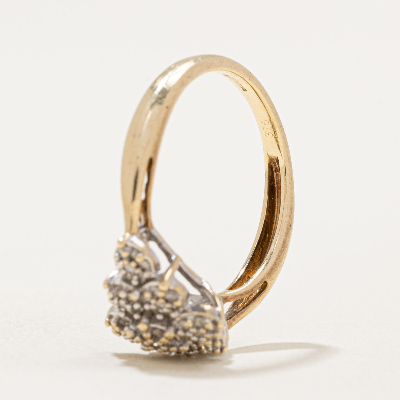 Bague cocktail en diamants | 0,20 ct | Taille 5,5 |