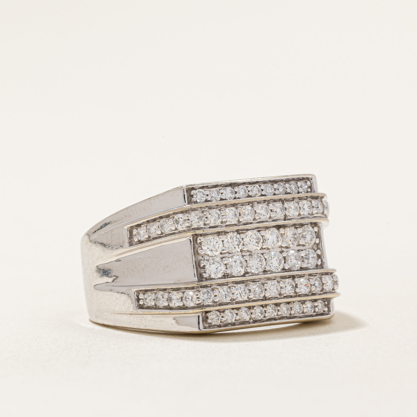 Diamond Cocktail Ring | 1.00ctw | SZ 10.25 |