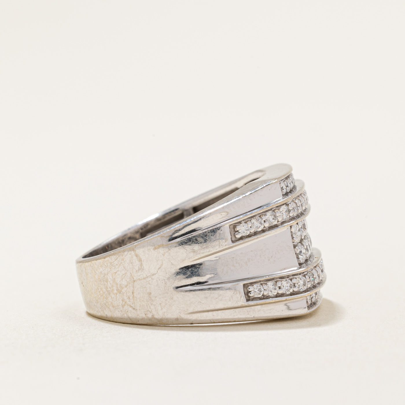 Diamond Cocktail Ring | 1.00ctw | SZ 10.25 |