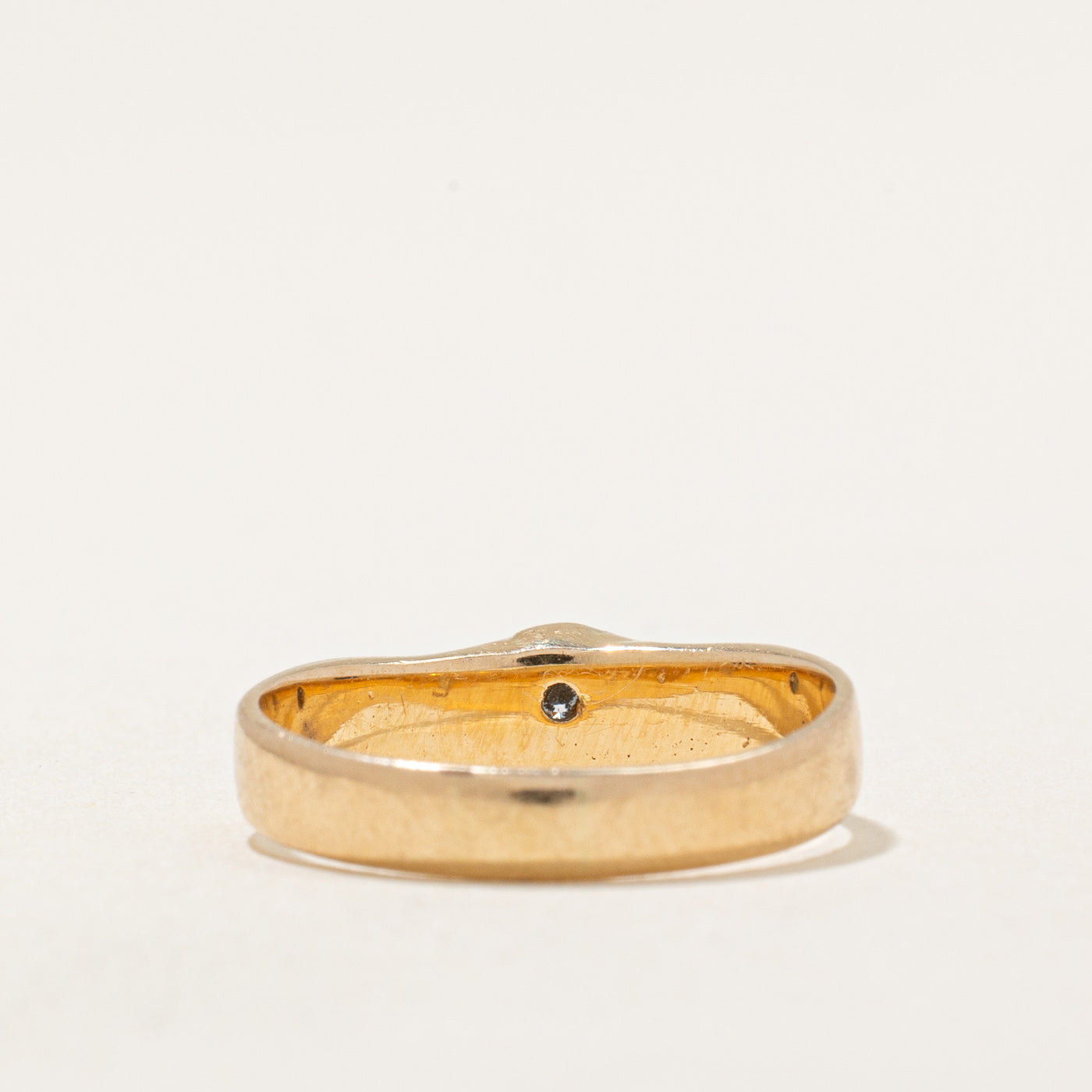 Bezel Set Diamond Ring | 0.18ct | SZ 4.25 |
