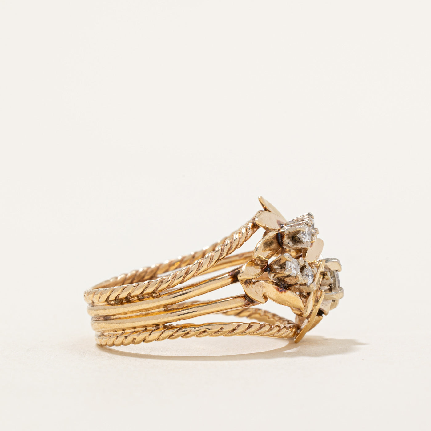 Diamond Cocktail Ring | 0.38ctw | SZ 8.5 |