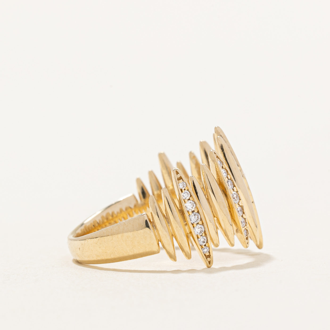 Diamond Cocktail Ring | 0.16ctw | SZ 5.25 |