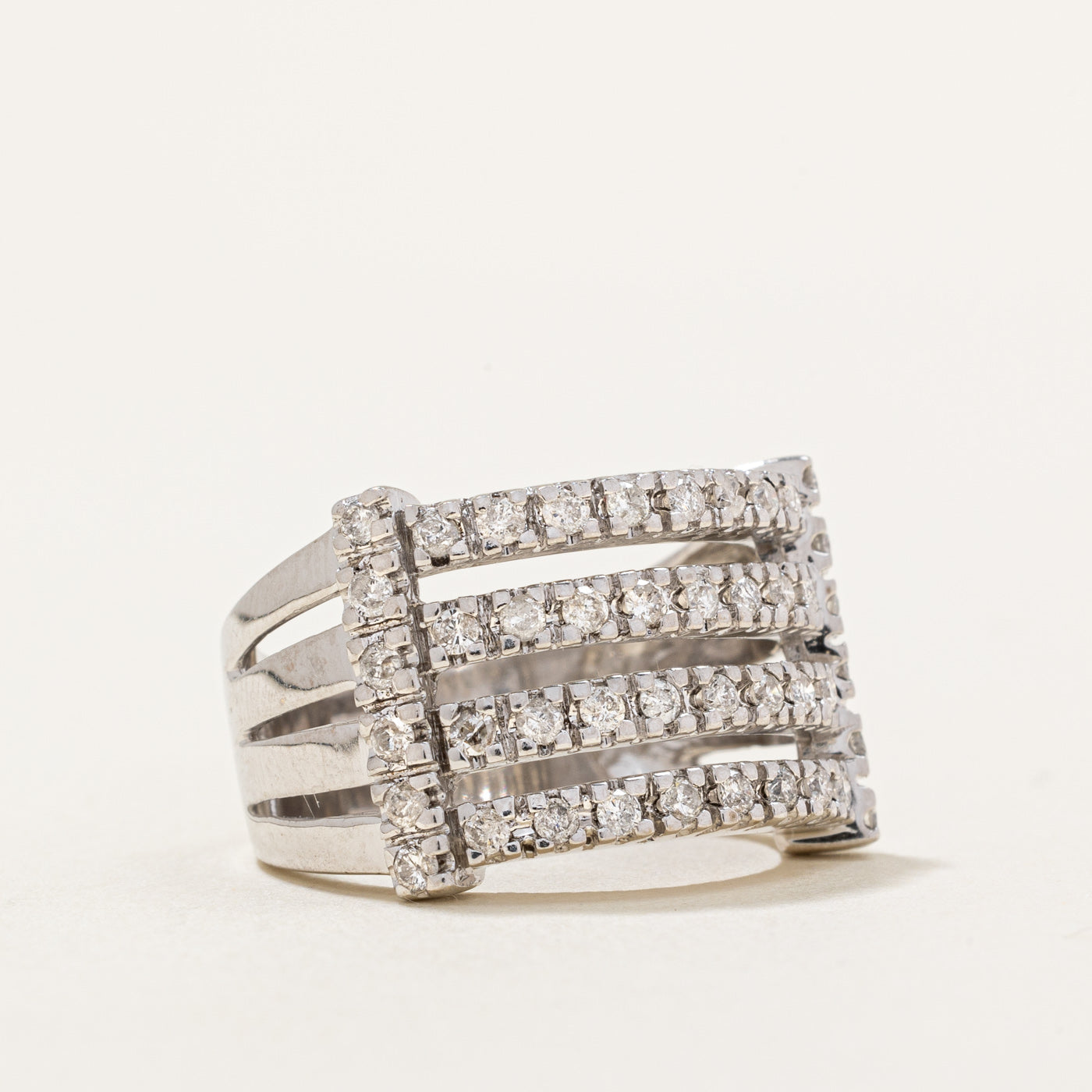 Diamond Cocktail Ring | 0.74ctw | SZ 6.25 |