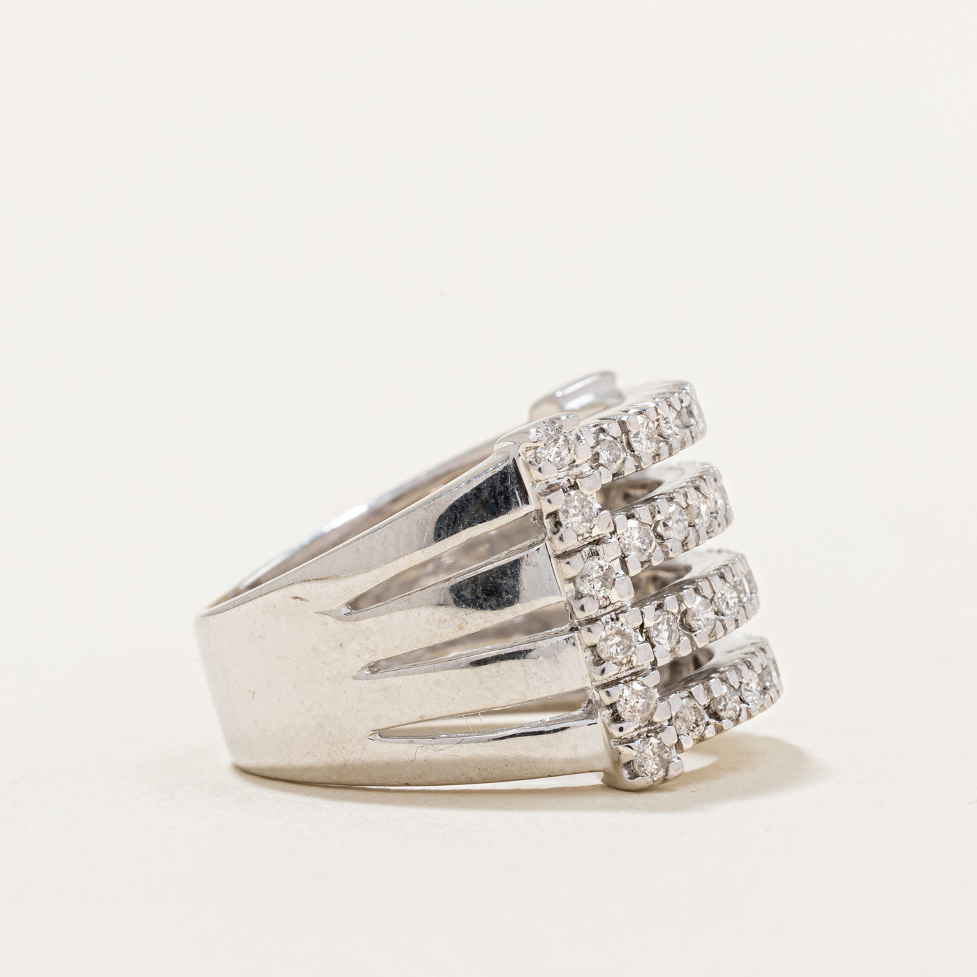 Diamond Cocktail Ring | 0.74ctw | SZ 6.25 |