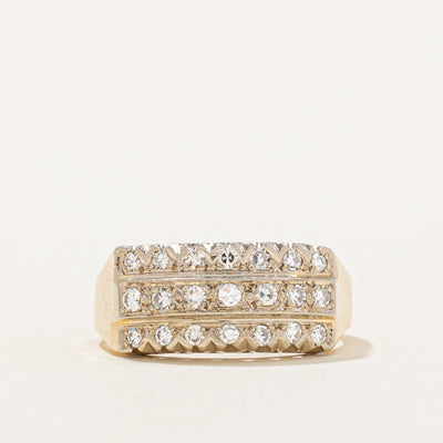 Illusion Set Diamond Ring | 0.35ctw | SZ 6.25 |