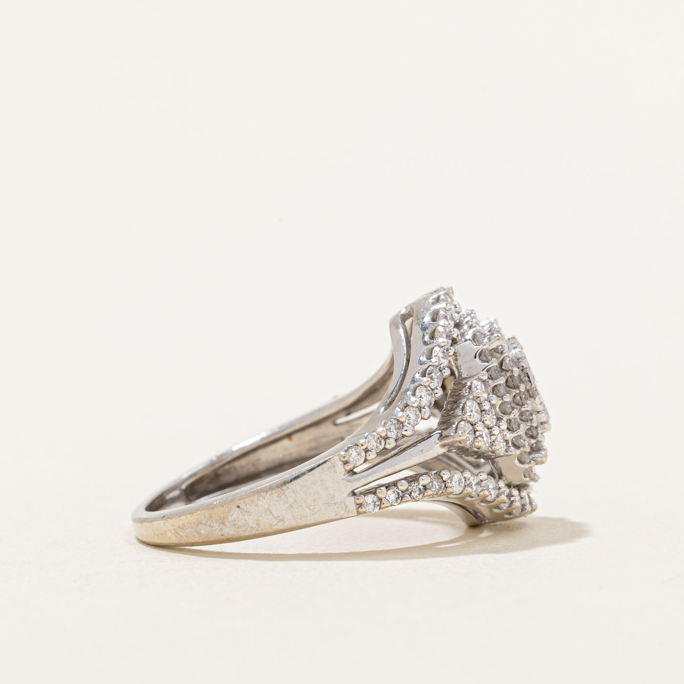 Diamond Cocktail Ring | 1.00ctw | SZ 5.25 |