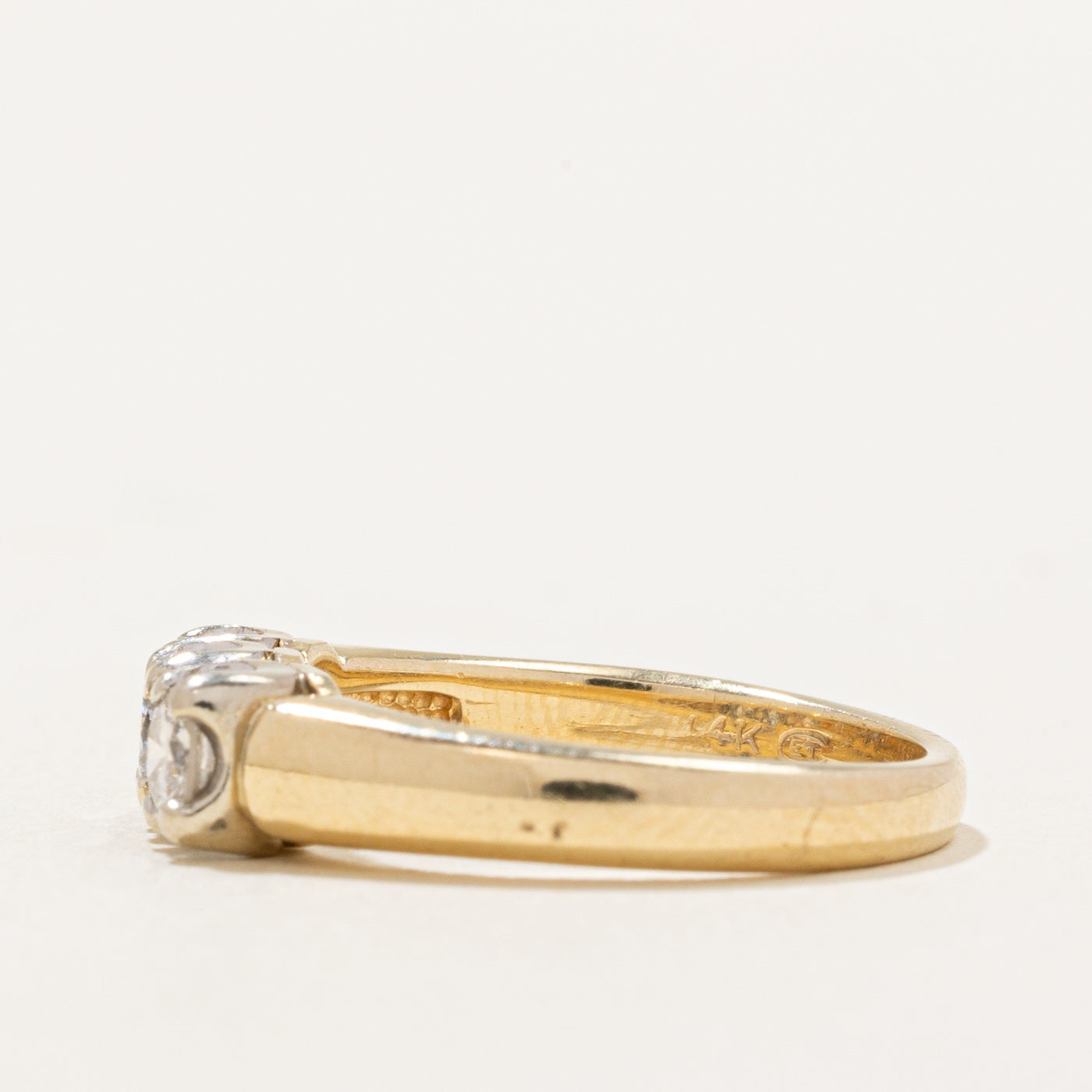 Three Stone Diamond Ring | 0.49ctw | SZ 5.75 |