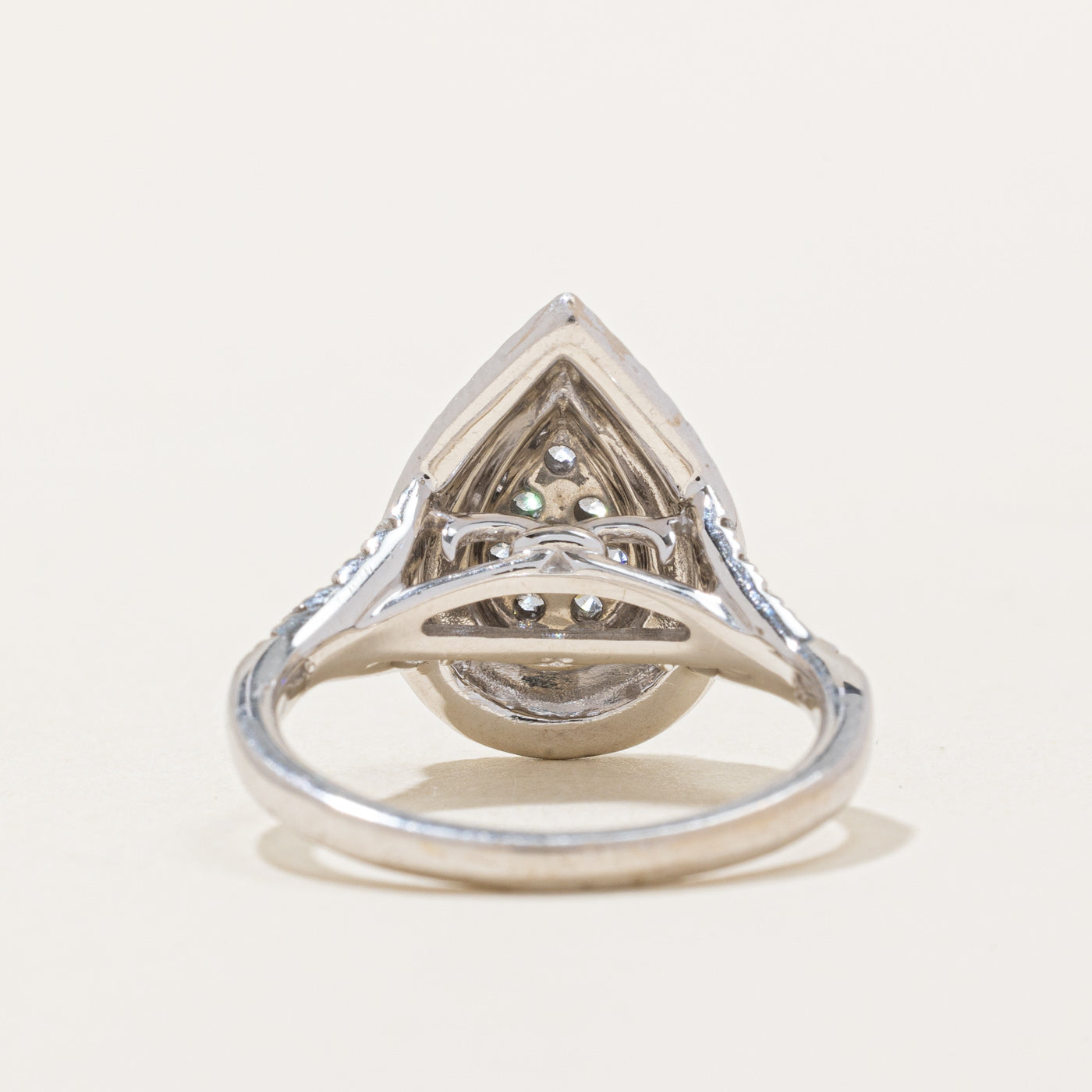 Pear Shaped Diamond Cluster Ring | 0.82ctw | SZ 5.75 |
