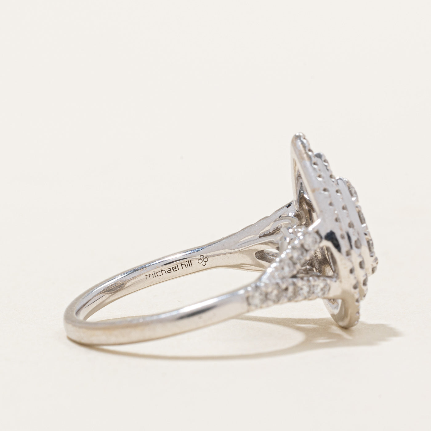 Pear Shaped Diamond Cluster Ring | 0.82ctw | SZ 5.75 |