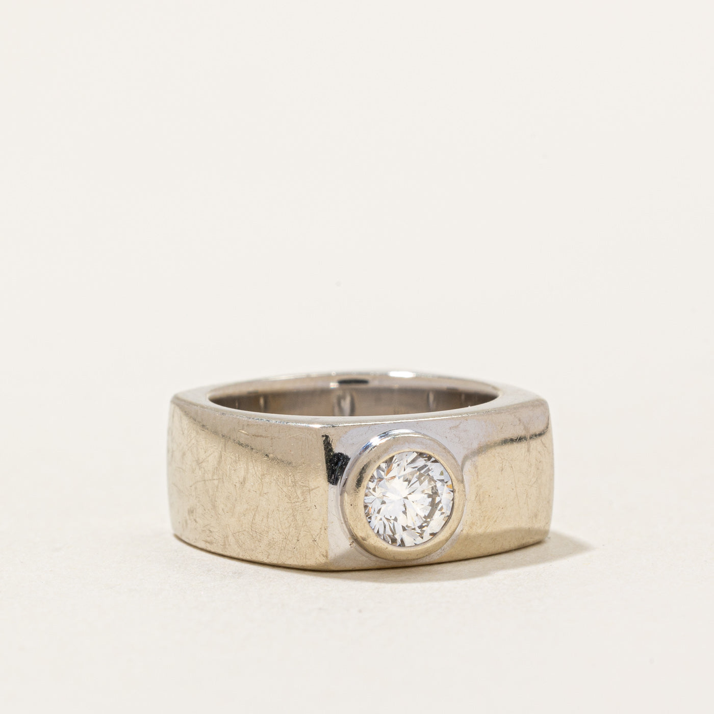 Bezel Set Diamond Ring | 0.35ct | SZ 2.75 |