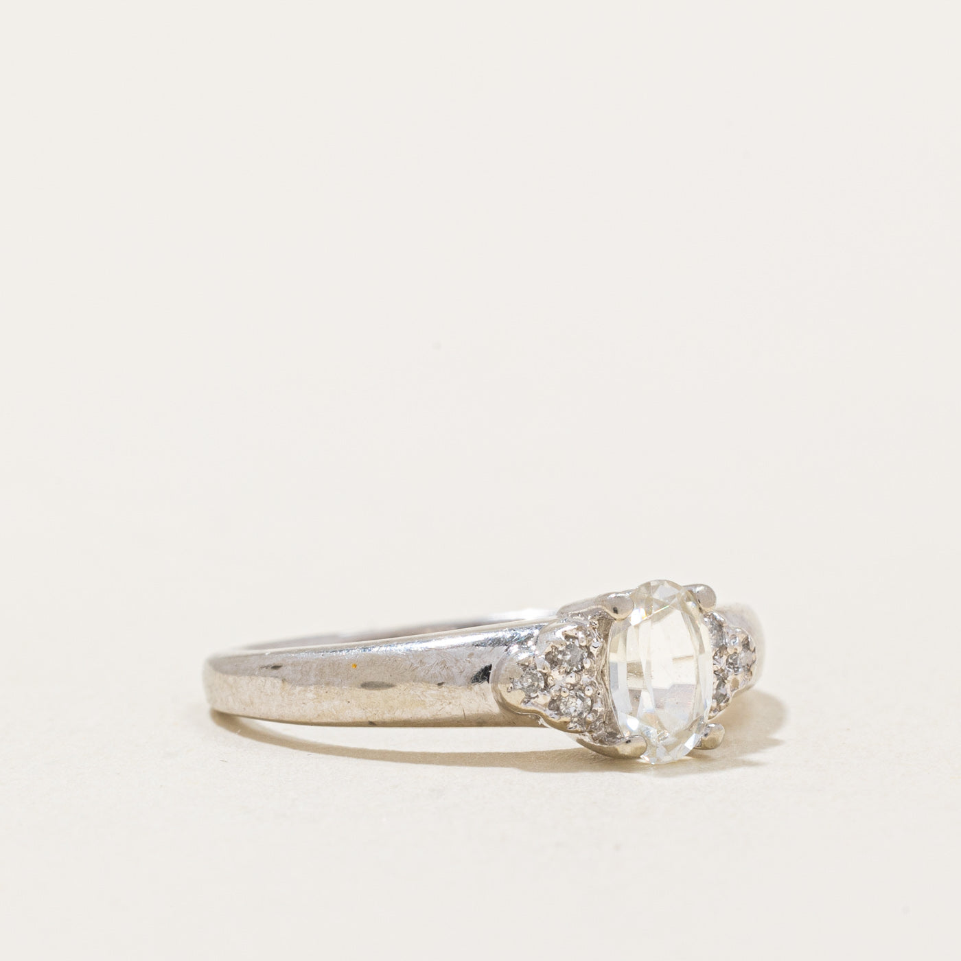 Zircon & Diamond Ring | 0.50ct, 0.03ctw | SZ 5.25 |