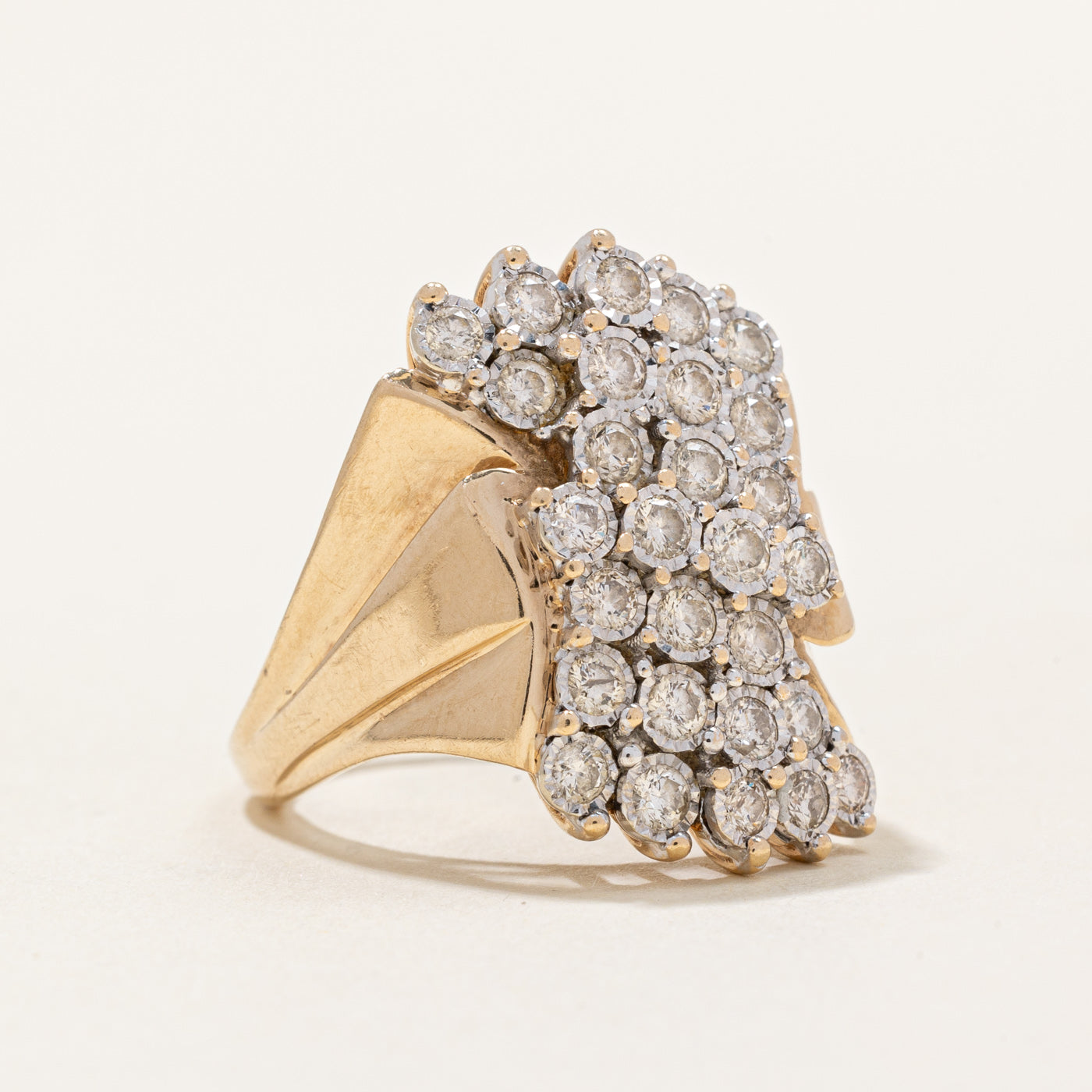 Diamond Waterfall Ring | 0.70ctw | SZ 6 |