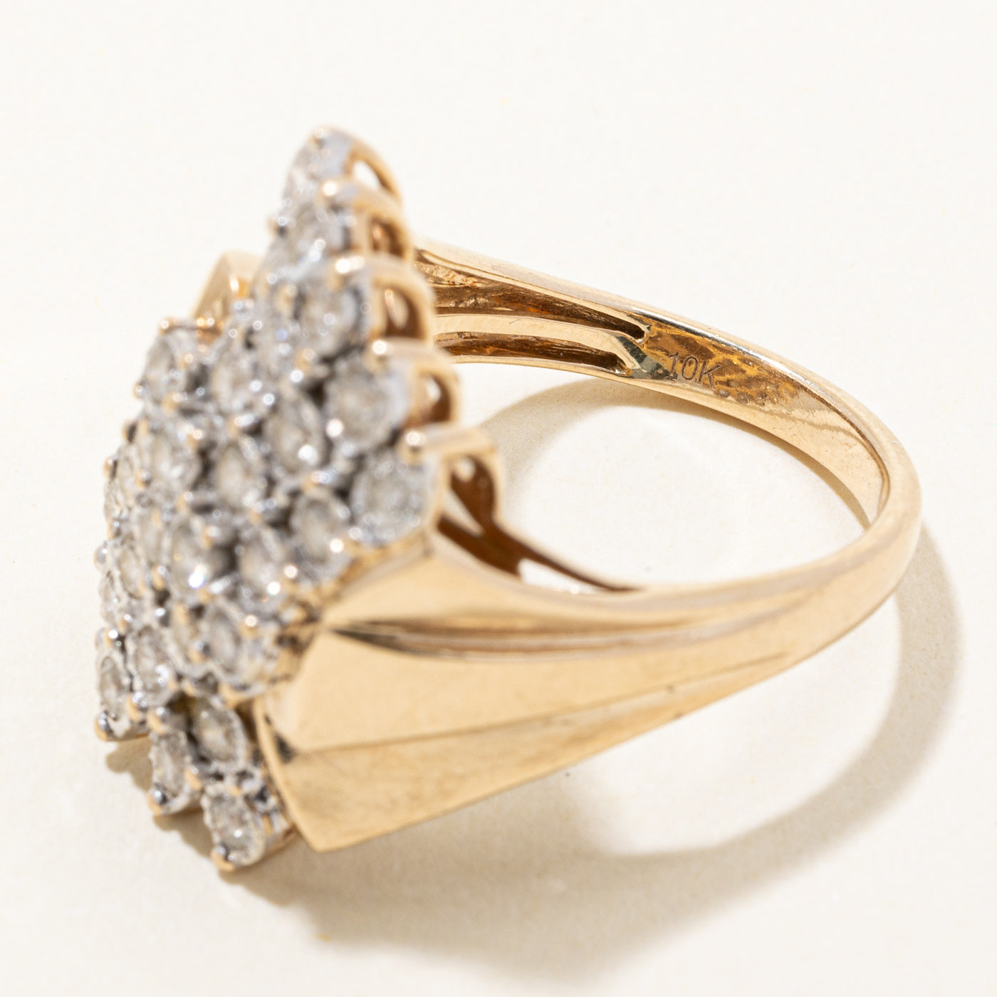 Diamond Waterfall Ring | 0.70ctw | SZ 6 |